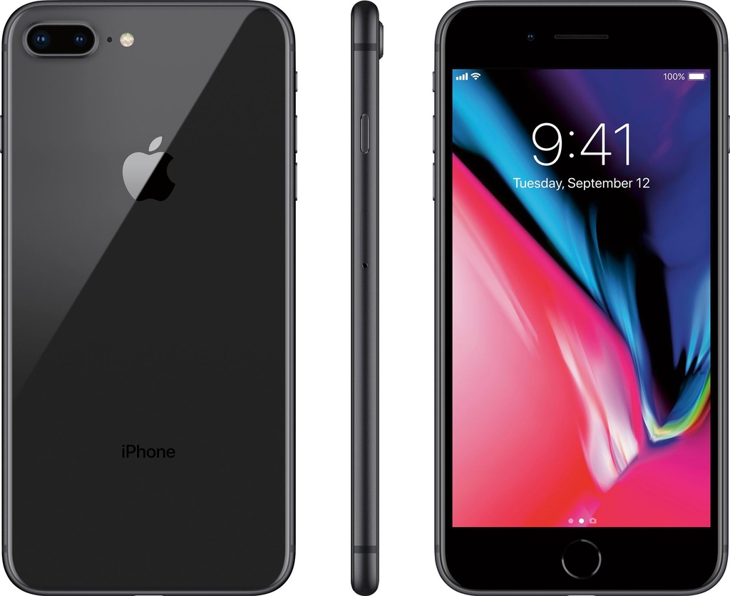 Apple iPhone 8 plus (A1897) - 256GB - Space Gray / B Grade